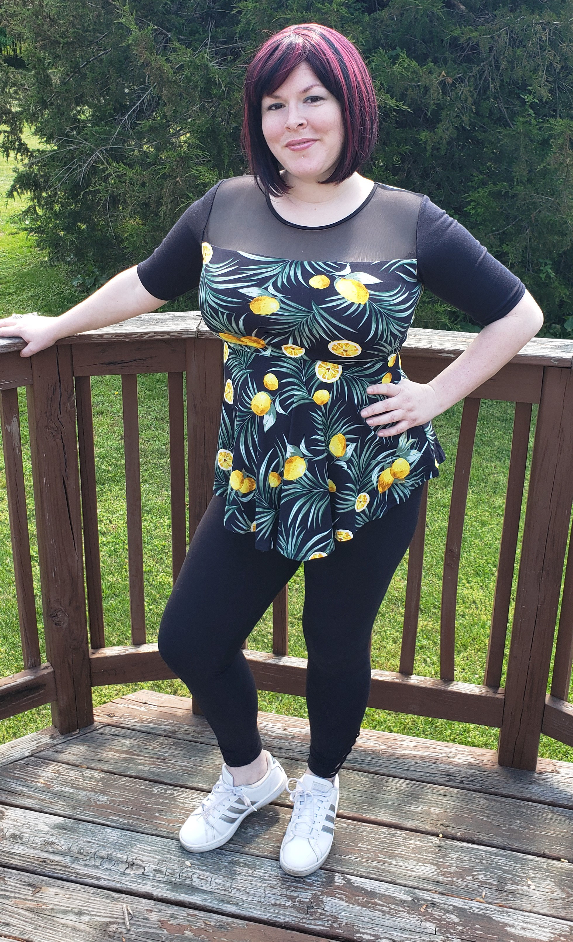 Image of me on my deck for a sophisticated notion blog