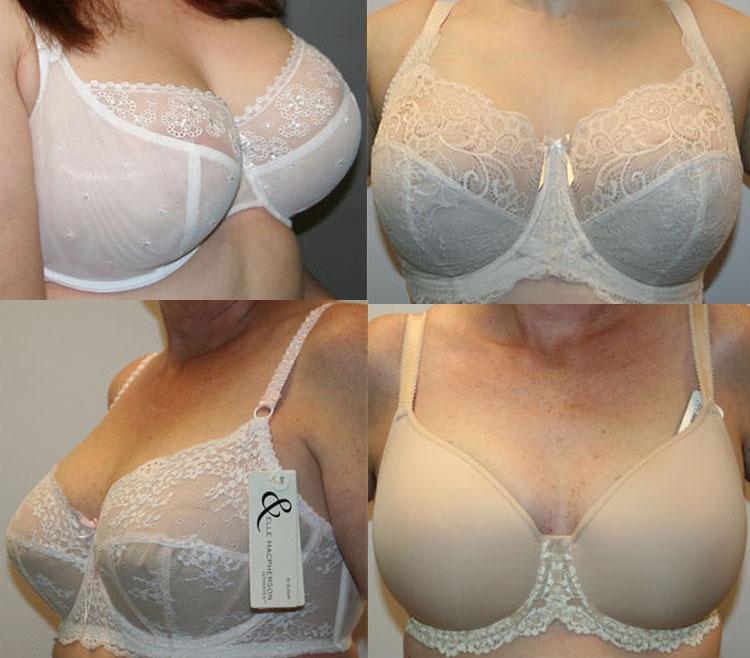 Images of bras fitting perfectly