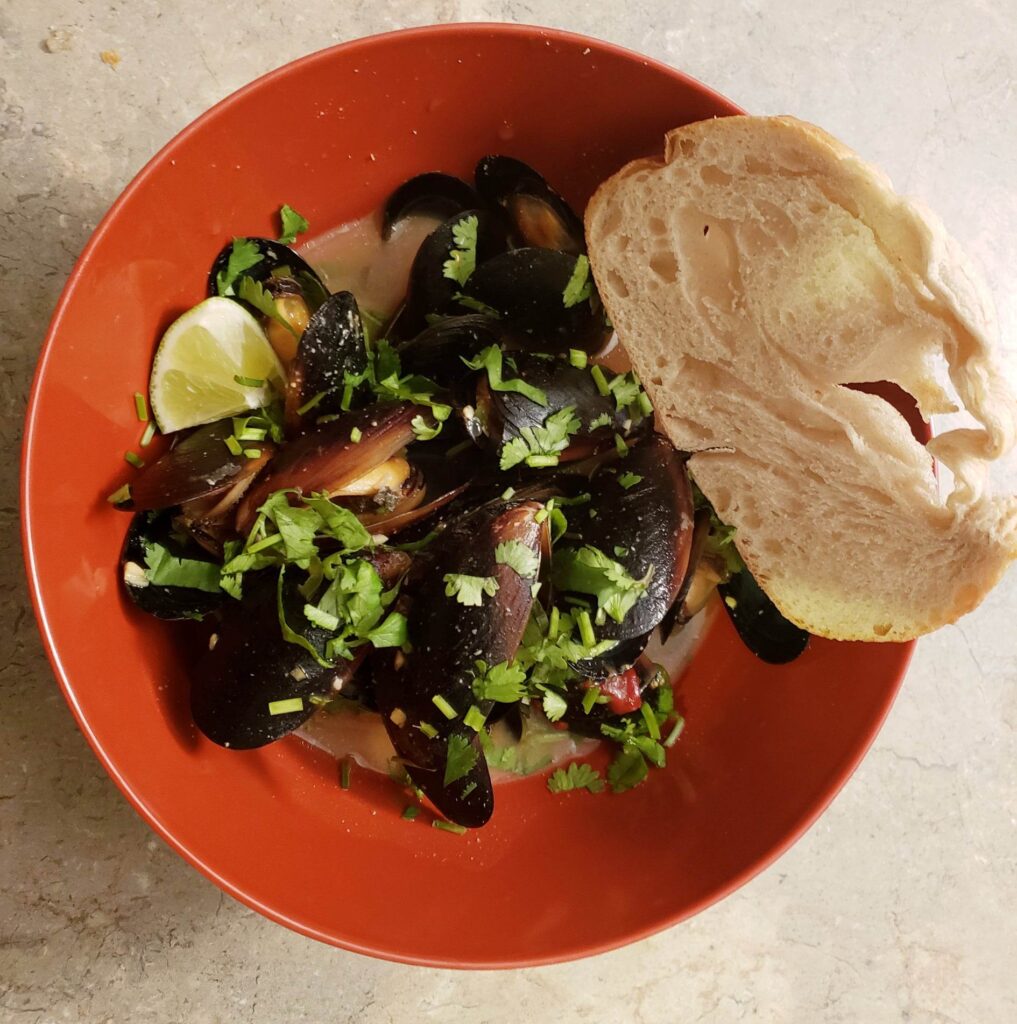 Image of a mussel dish