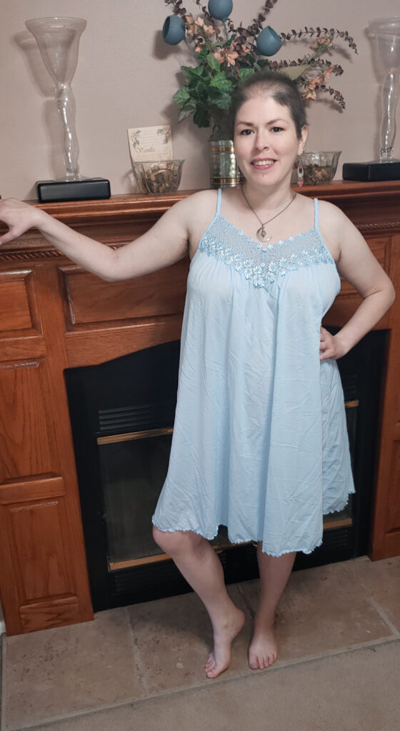 Shot of the shadowline nightgown