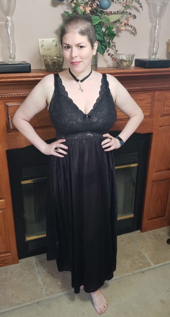 Final front image of me in the shadowline gown
