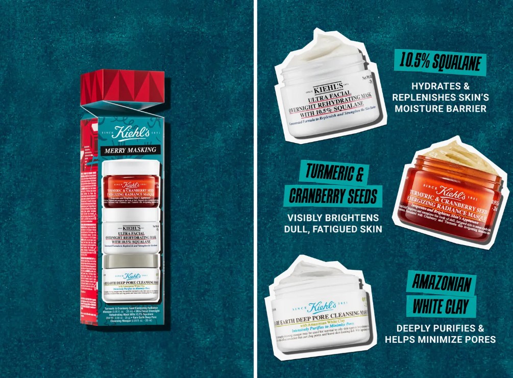 Image of Kiehl's Merry Masking Set