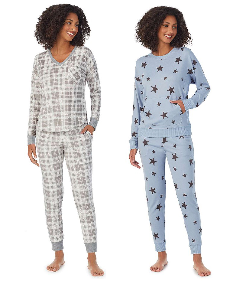 Image of the Cuddl Duds Velour Sleep Set & Kangaroo Pouch Sleep Set
