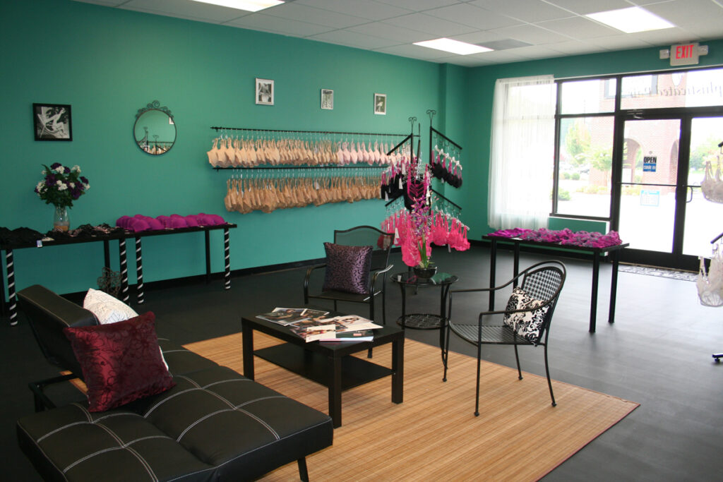 Image of the original store front the day we opened on the interior