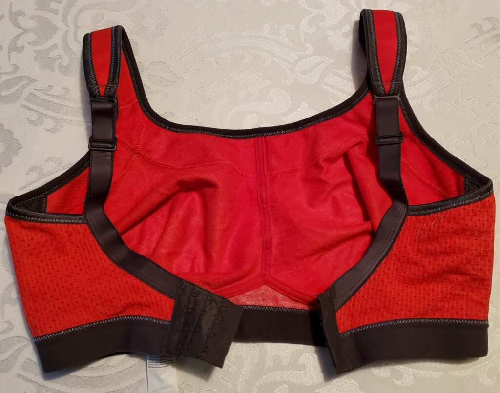 Back view of the Anita Momentum off the body